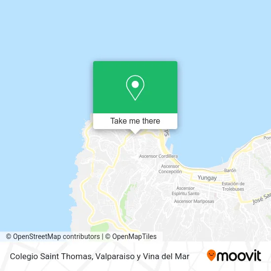 Colegio Saint Thomas map