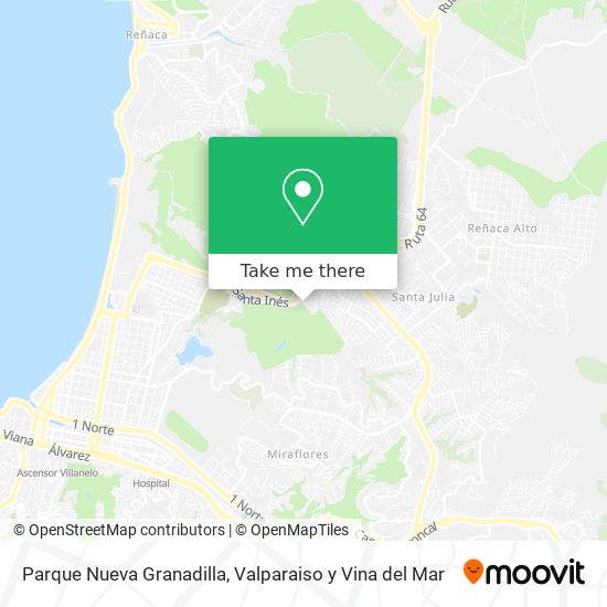 Parque Nueva Granadilla map