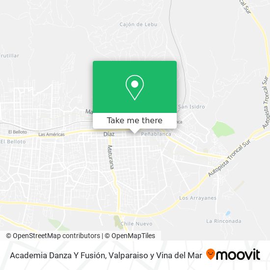 Academia Danza Y Fusión map