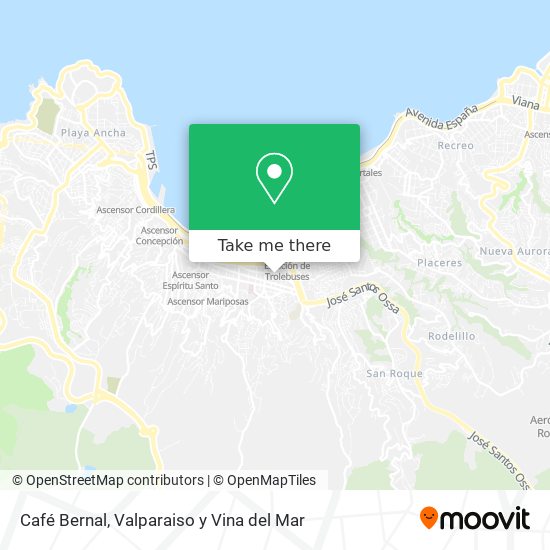 Café Bernal map