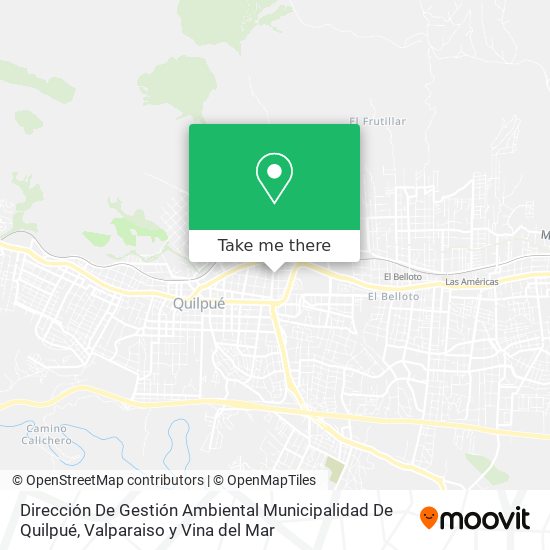 Mapa de Dirección De Gestión Ambiental Municipalidad De Quilpué