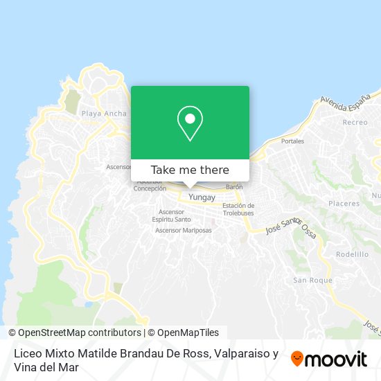 Mapa de Liceo Mixto Matilde Brandau De Ross
