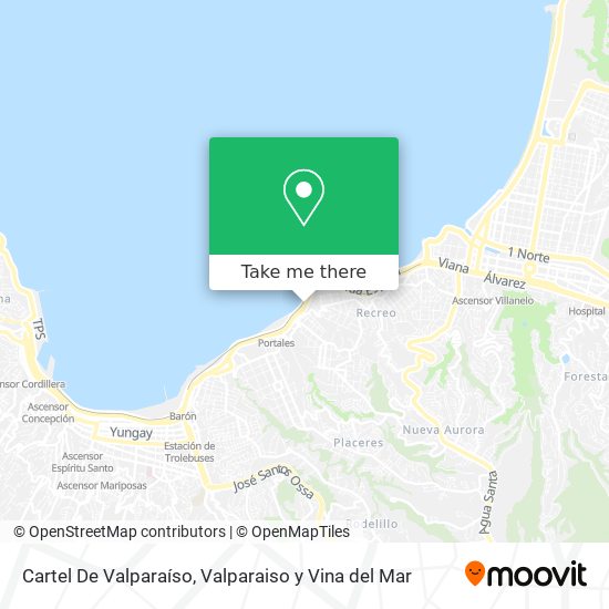 Mapa de Cartel De Valparaíso
