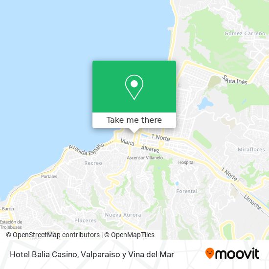 Hotel Balia Casino map