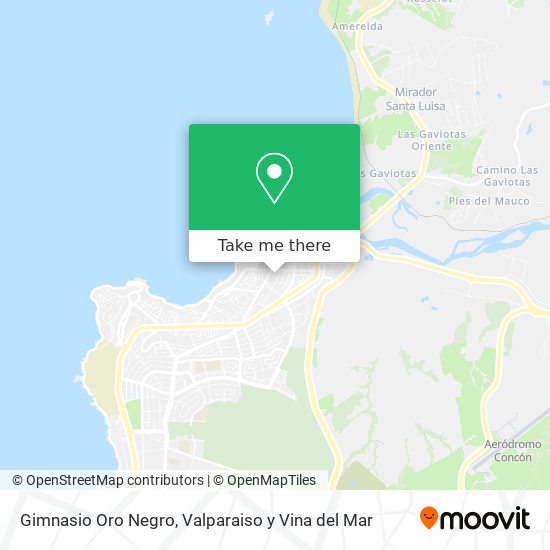 Gimnasio Oro Negro map