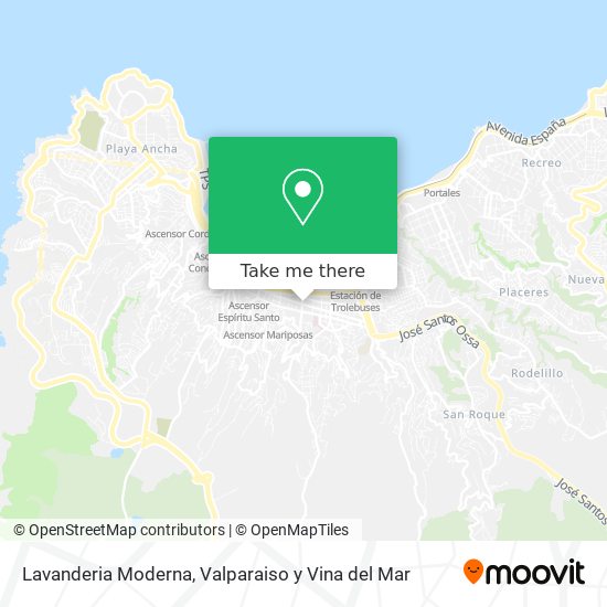 Mapa de Lavanderia Moderna