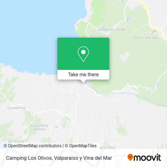 Mapa de Camping Los Olivos
