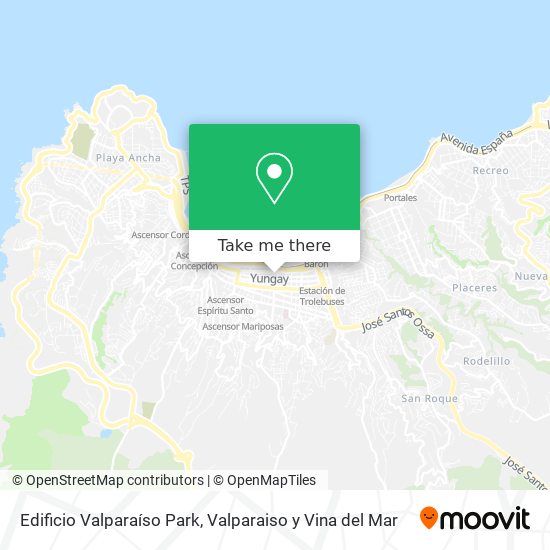 Edificio Valparaíso Park map