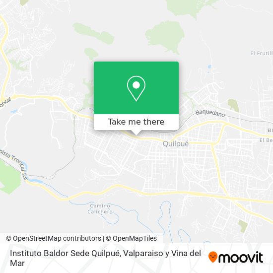 Instituto Baldor Sede Quilpué map