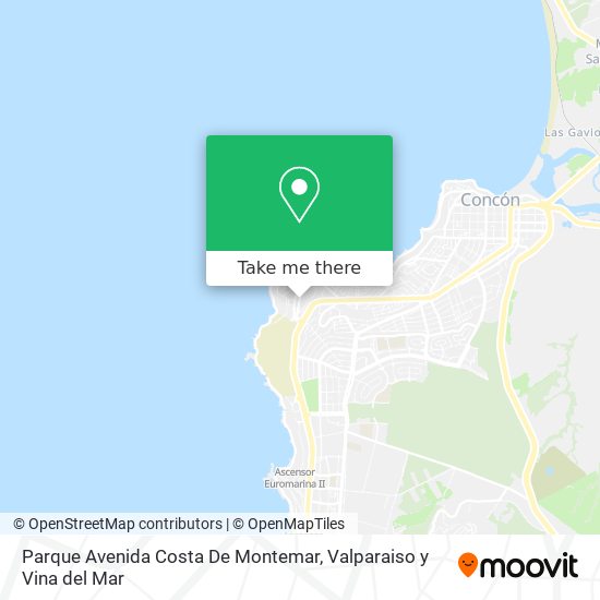 Mapa de Parque Avenida Costa De Montemar