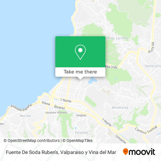 Fuente De Soda Ruben's map