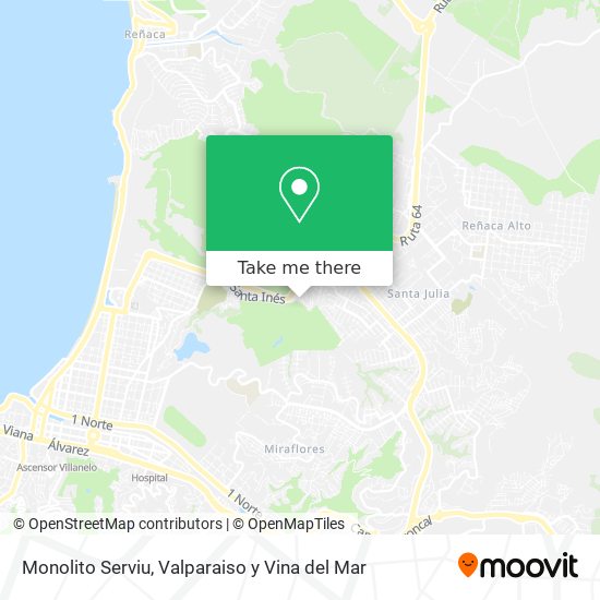 Mapa de Monolito Serviu