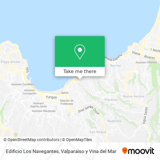 Mapa de Edificio Los Navegantes