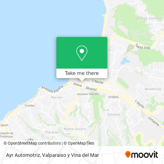 Mapa de Ayr Automotriz