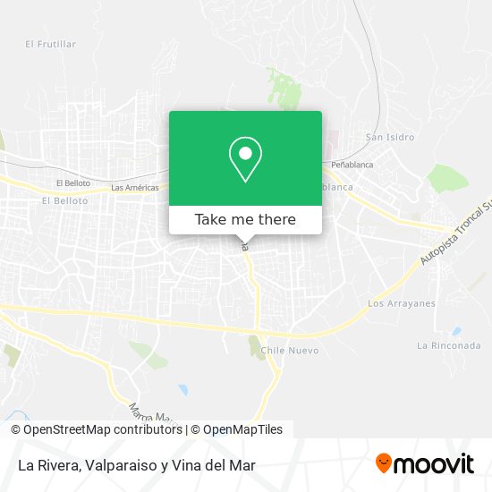 La Rivera map