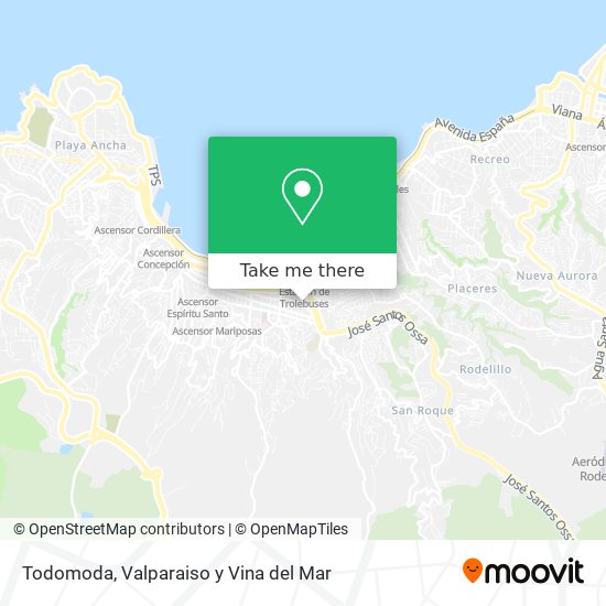 Todomoda map