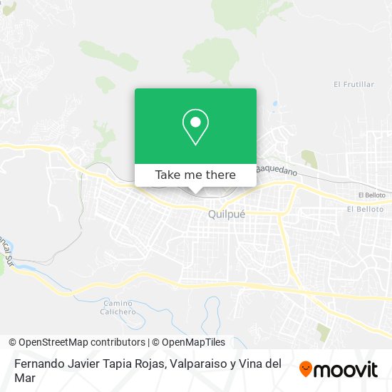 Fernando Javier Tapia Rojas map