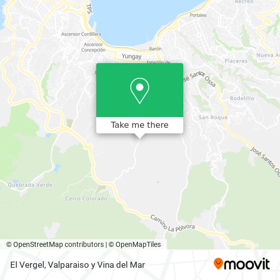 El Vergel map