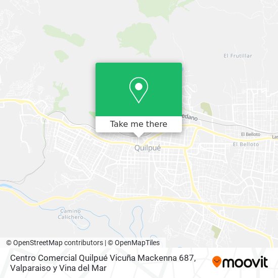 Mapa de Centro Comercial Quilpué Vicuña Mackenna 687