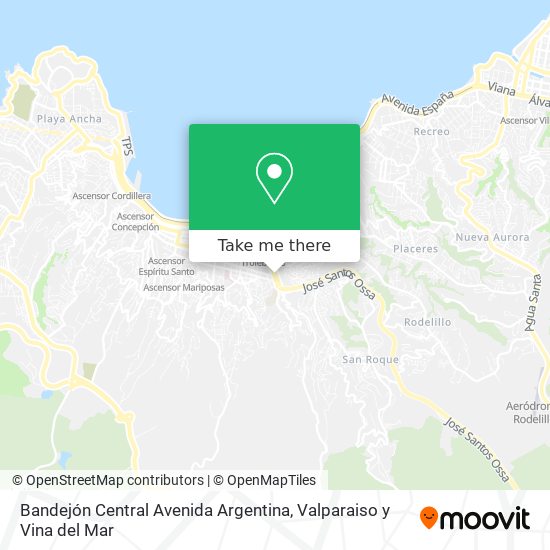 Bandejón Central Avenida Argentina map