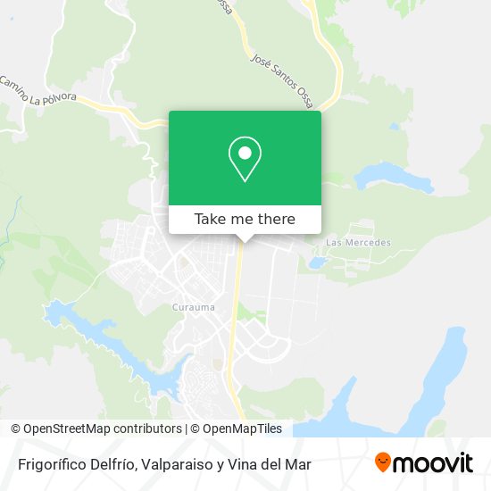 Frigorífico Delfrío map