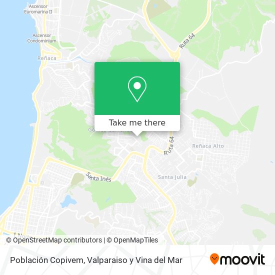 Población Copivem map