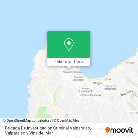 Brigada De Investigación Criminal Valparaíso map