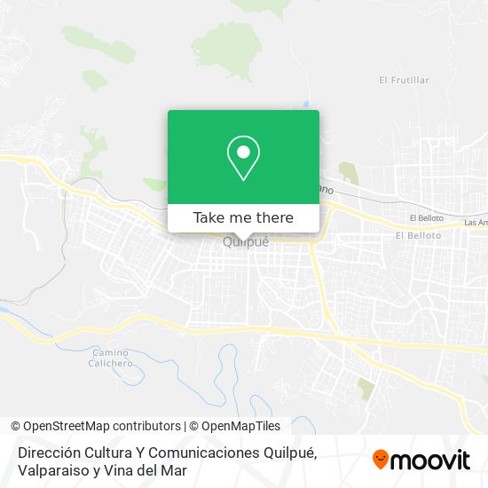 Dirección Cultura Y Comunicaciones Quilpué map