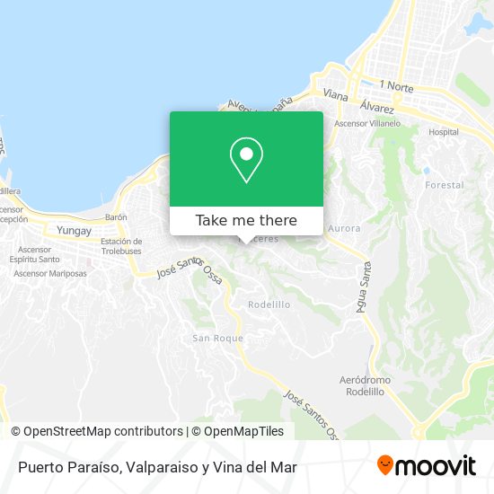 Puerto Paraíso map