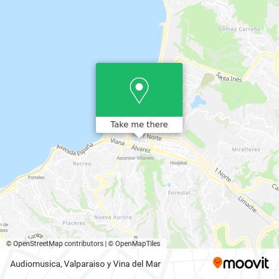 Audiomusica map