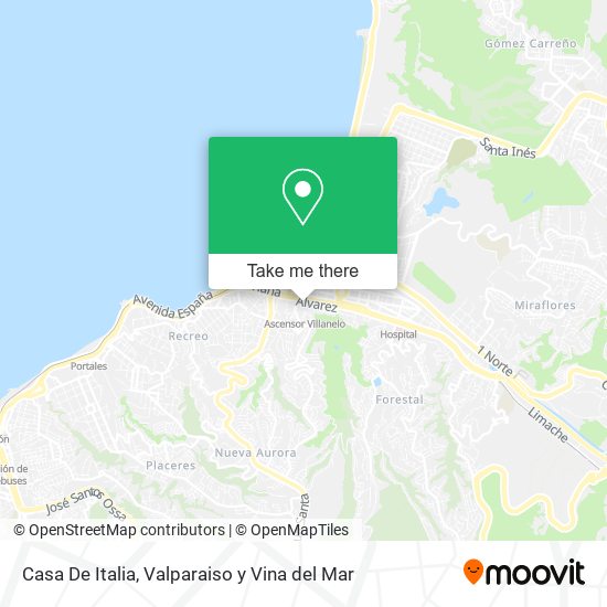 Casa De Italia map