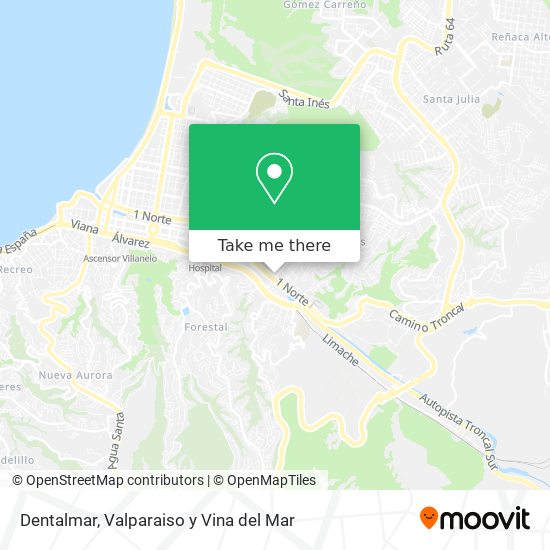 Dentalmar map
