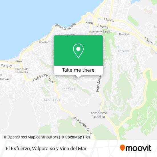 El Esfuerzo map