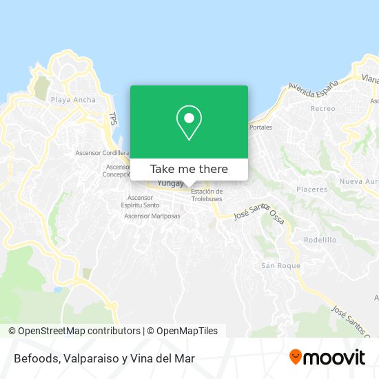 Befoods map