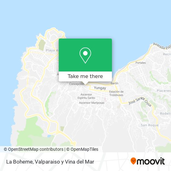 La Boheme map