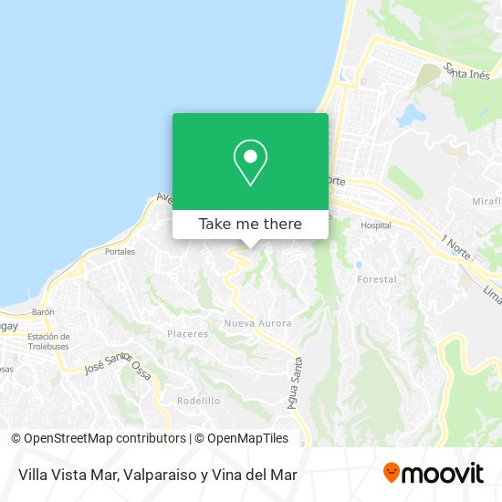 Mapa de Villa Vista Mar