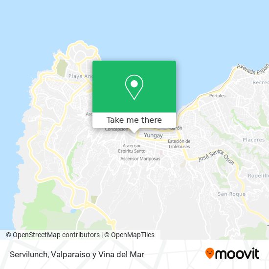 Servilunch map