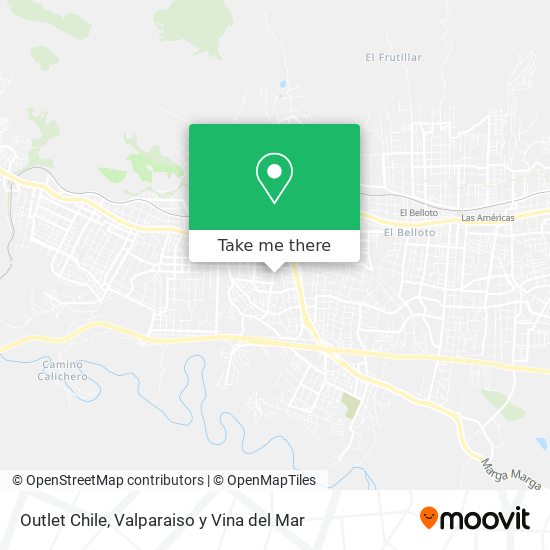 Outlet Chile map