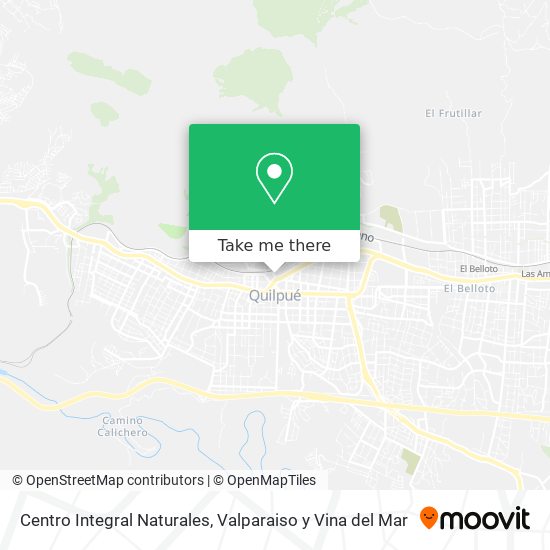 Mapa de Centro Integral Naturales