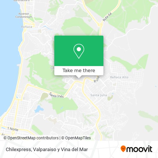 Chilexpress map