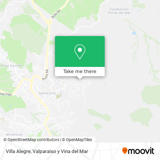 Mapa de Villa Alegre