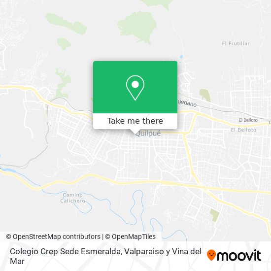 Colegio Crep Sede Esmeralda map