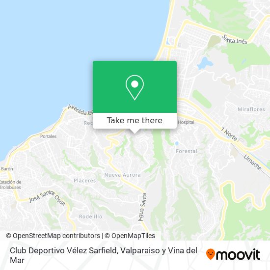 Mapa de Club Deportivo Vélez Sarfield