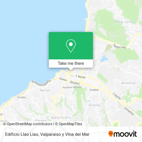 Mapa de Edificio Llao Llao