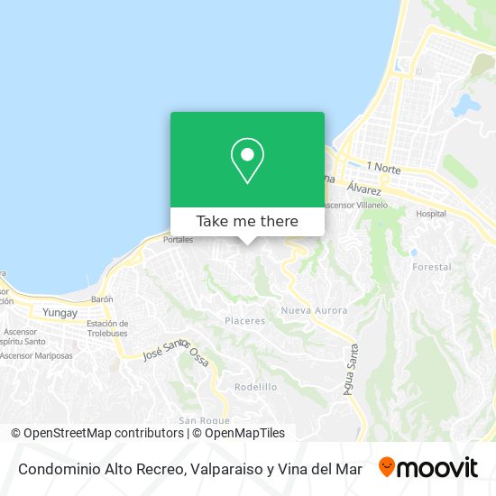 Condominio Alto Recreo map