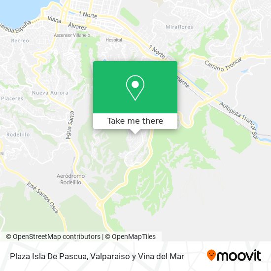 Mapa de Plaza Isla De Pascua