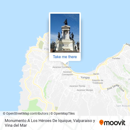 Mapa de Monumento A Los Héroes De Iquique