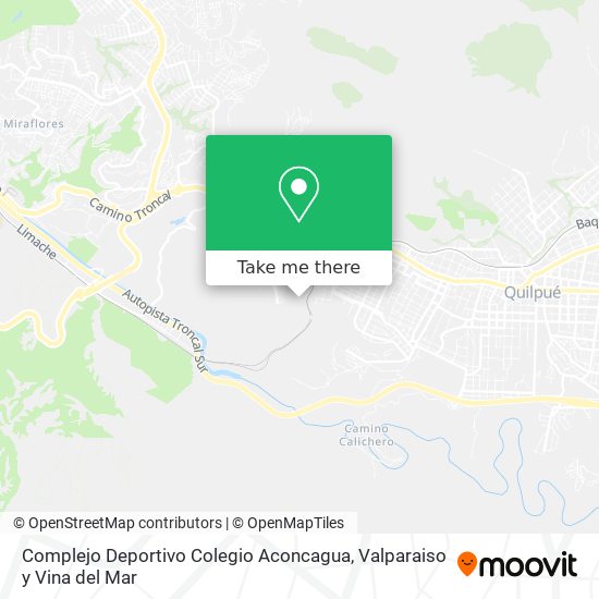 Complejo Deportivo Colegio Aconcagua map