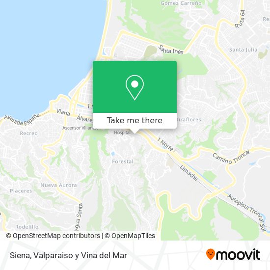Mapa de Siena