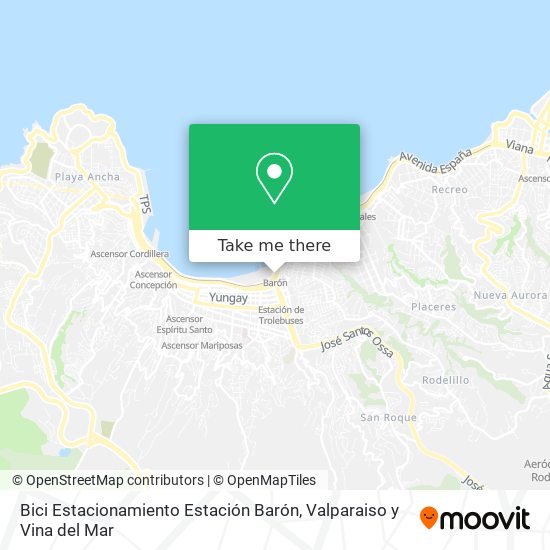 Bici Estacionamiento Estación Barón map